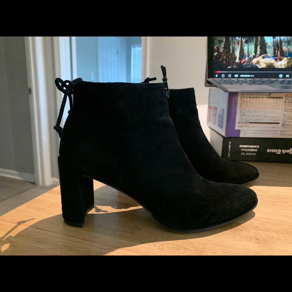 Stuart weitzman black boots size 7